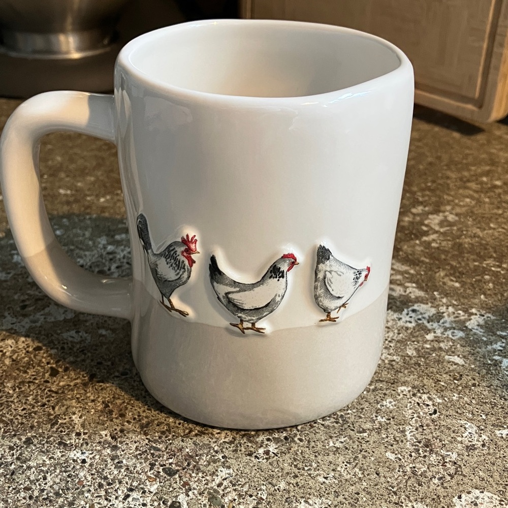 Rae Dunn Chicken “Cluck” Mug